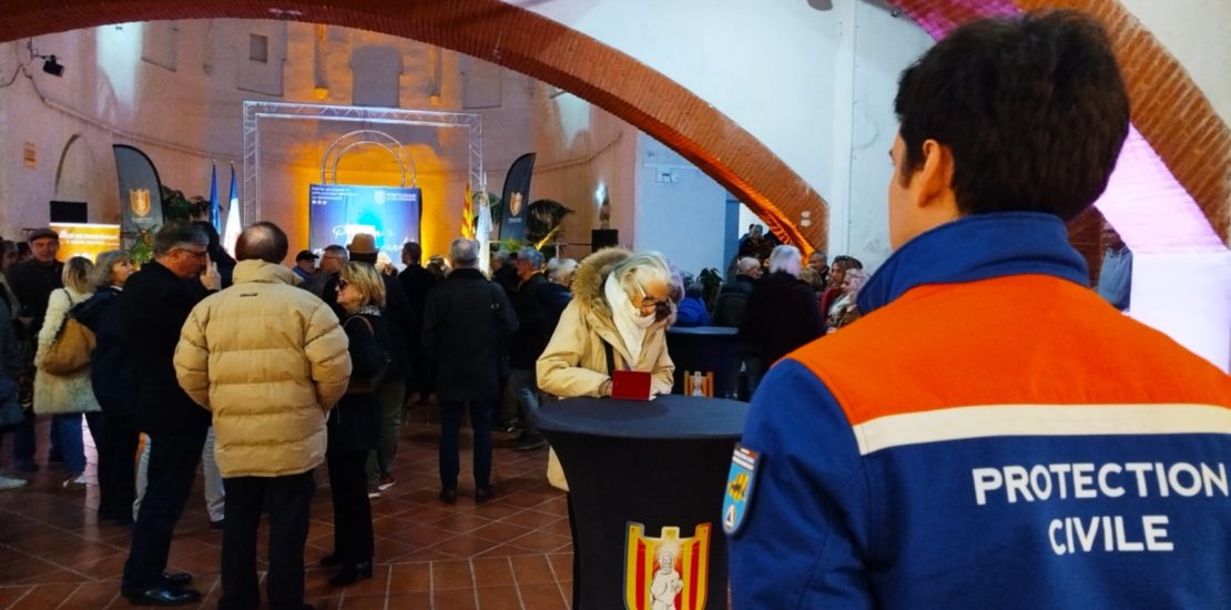 La Protection Civile présente à la cérémonie des vœux du Maire de Perpignan